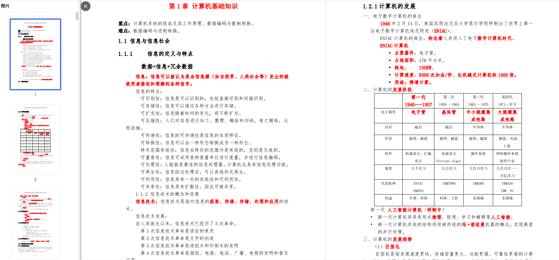 【信息技术D笔记】文字详细版！重难知识点一网打尽，完美符合江西专升本新大纲，适合基础复习使用，自学必备！-卷我吧论坛-江西专升本学习交流营地